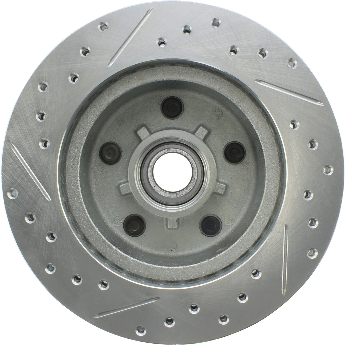 StopTech Select Sport Drilled And Slotted Brake Rotor; Front Left