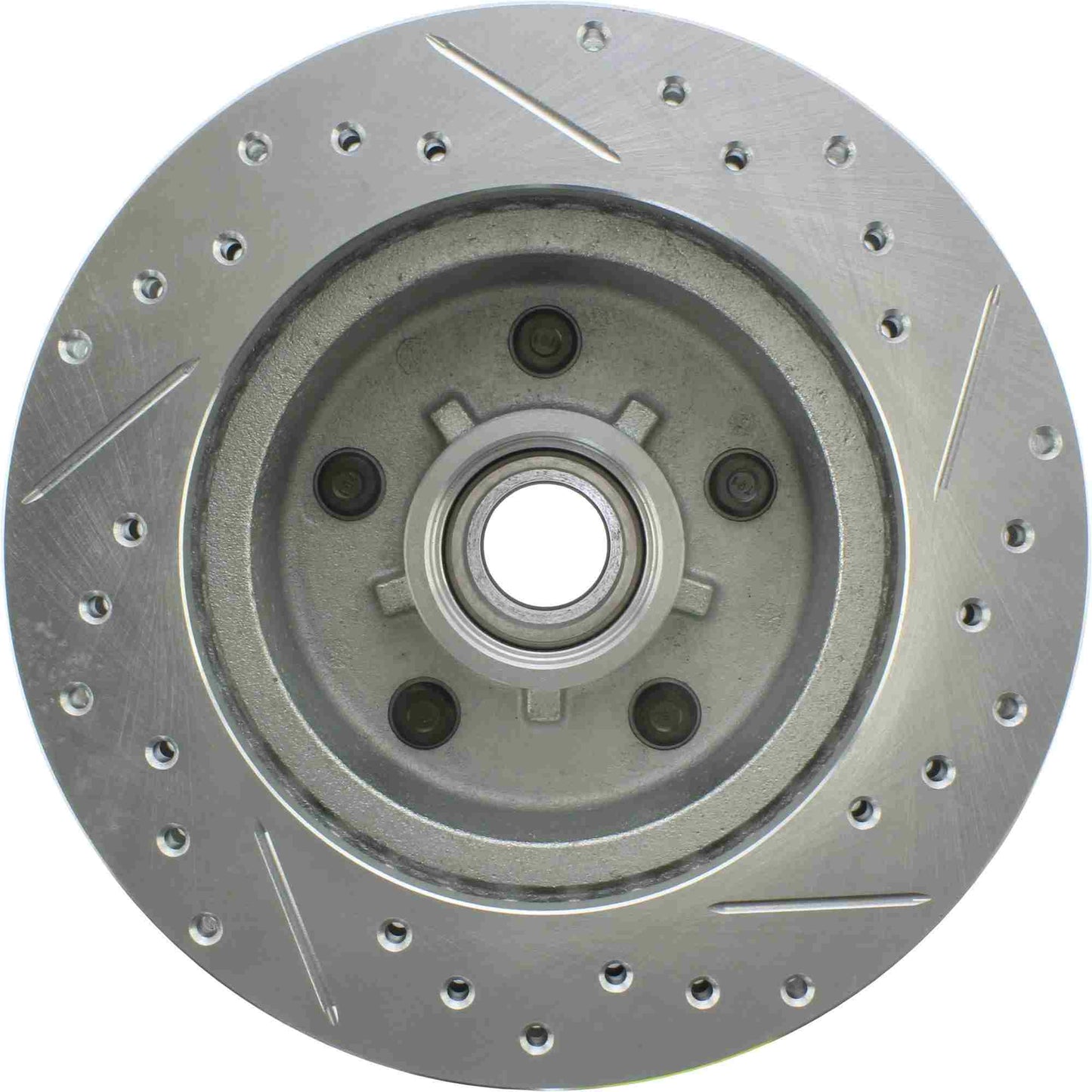 StopTech Select Sport Drilled And Slotted Brake Rotor; Front Right
