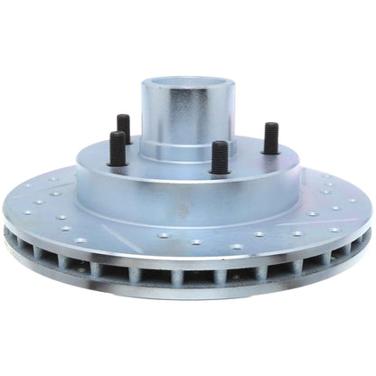 StopTech Select Sport Drilled And Slotted Brake Rotor; Front Left