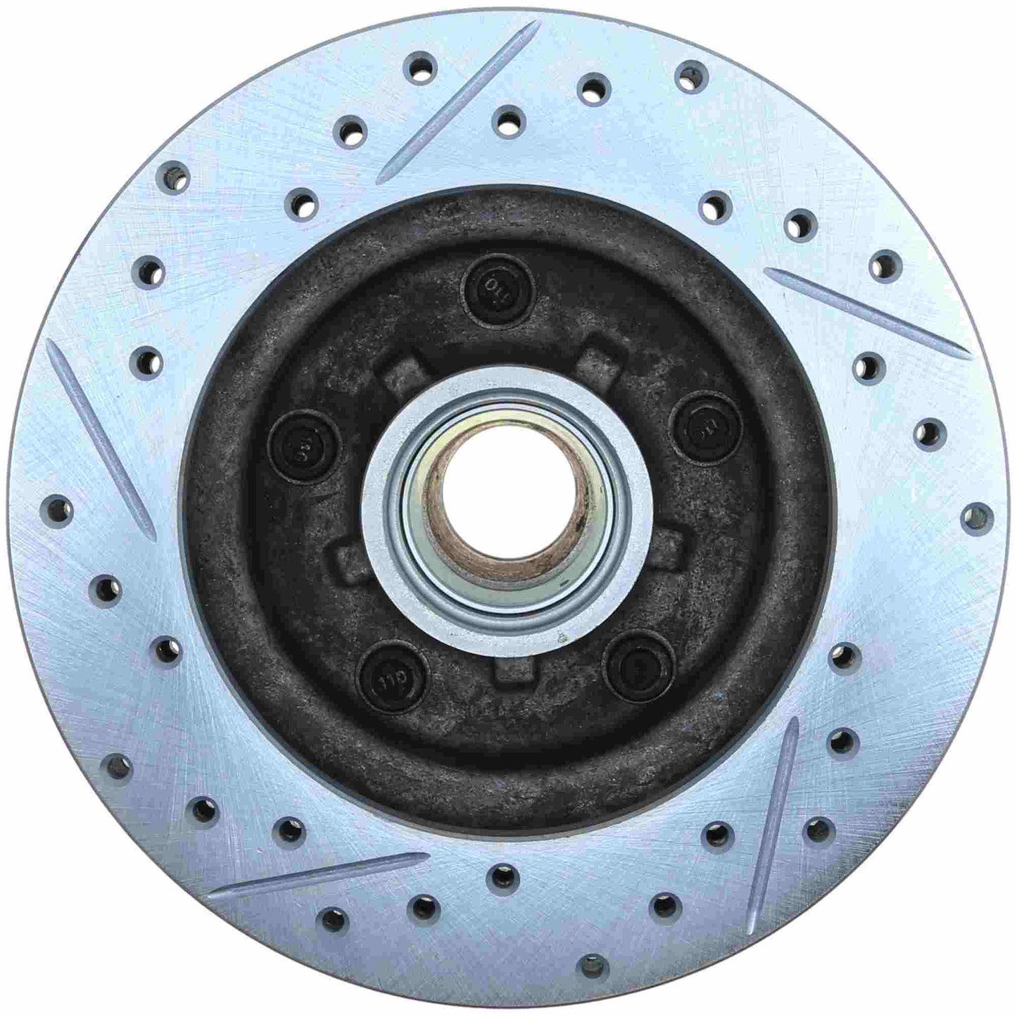 StopTech Select Sport Drilled And Slotted Brake Rotor; Front Left