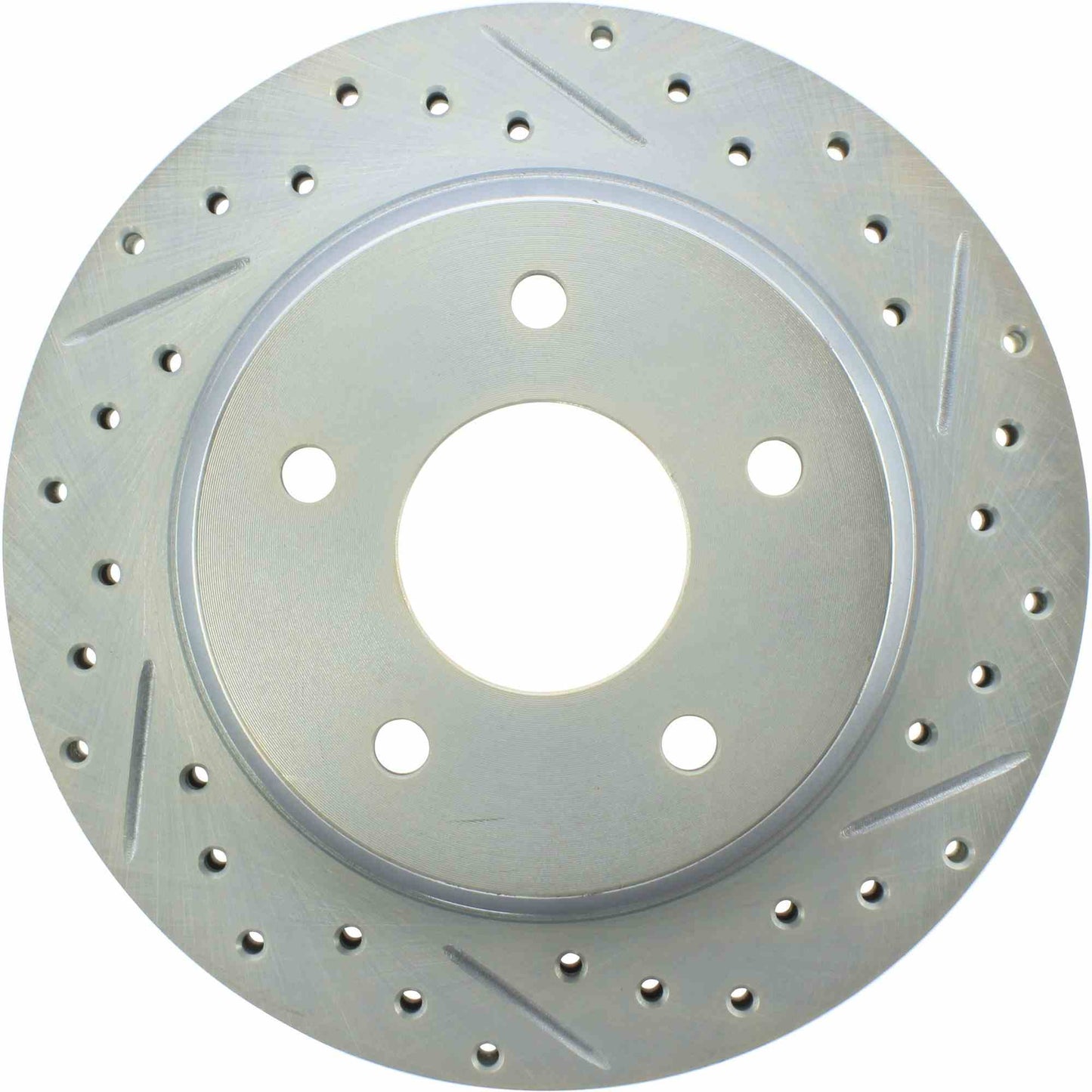 StopTech Select Sport Drilled And Slotted Brake Rotor; Front Left