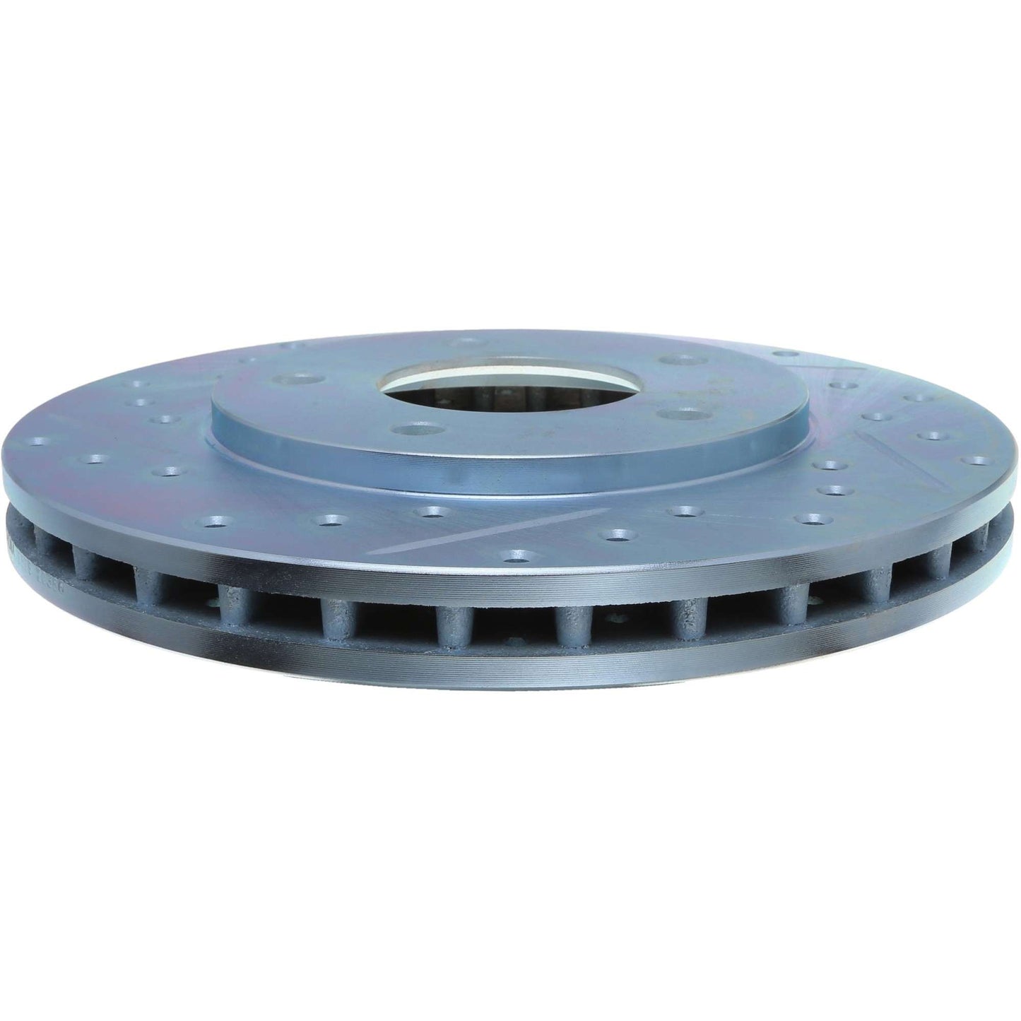 StopTech Select Sport Drilled And Slotted Brake Rotor; Front Right