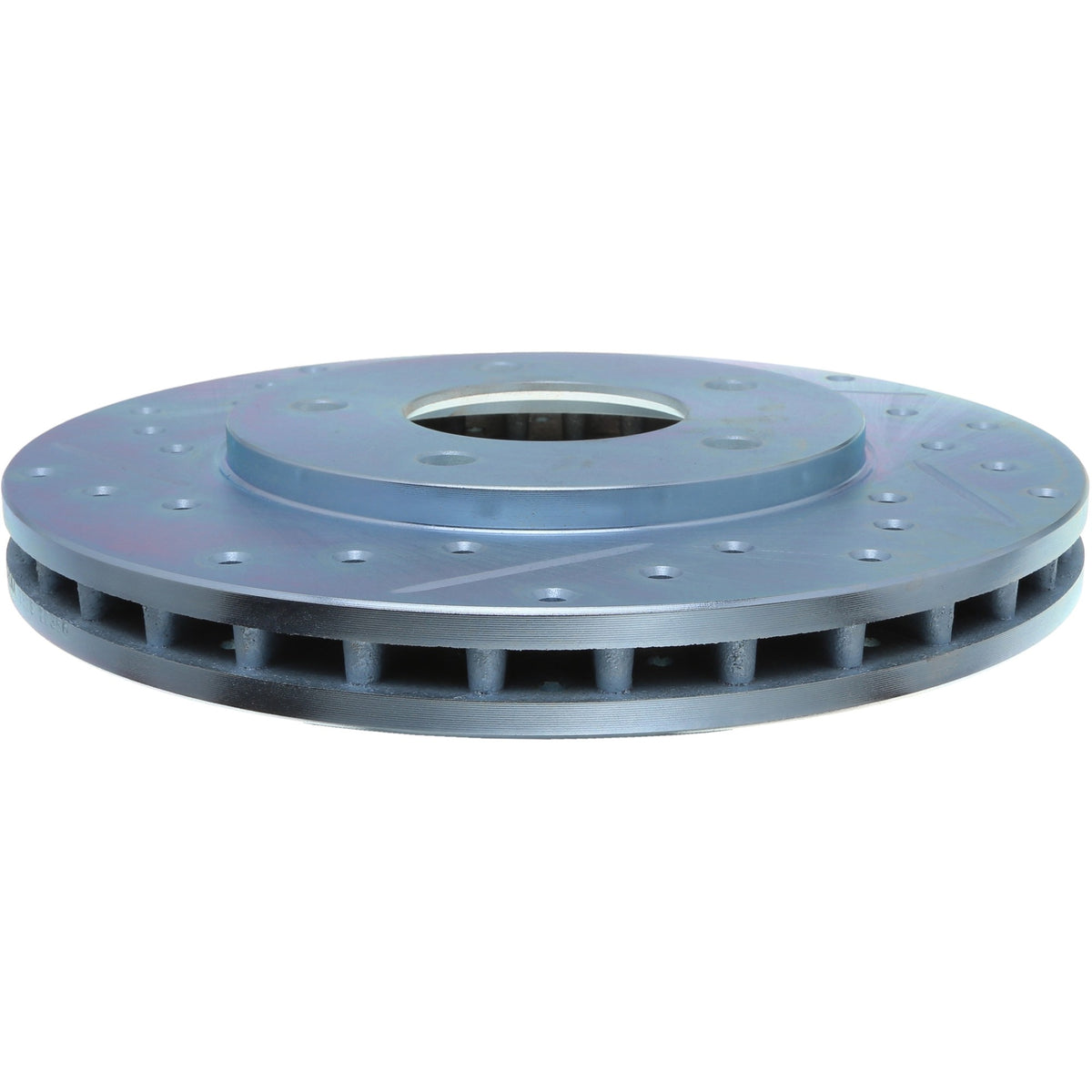 StopTech Select Sport Drilled And Slotted Brake Rotor; Front Right