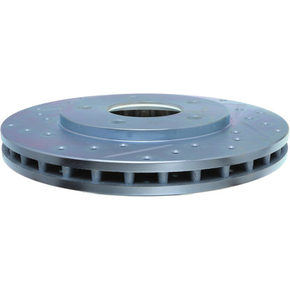 StopTech Select Sport Drilled And Slotted Brake Rotor; Front Right
