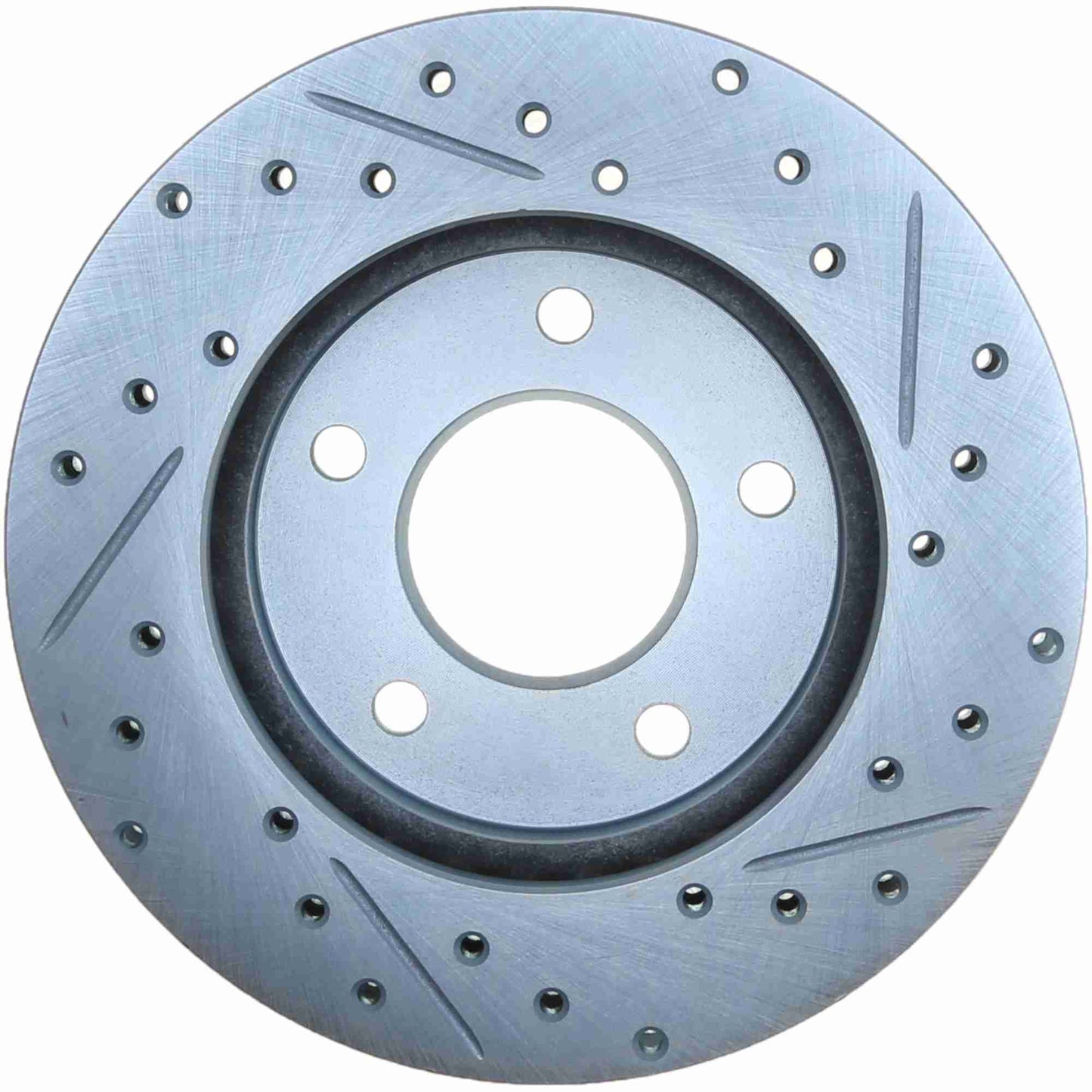 StopTech Select Sport Drilled And Slotted Brake Rotor; Front Right