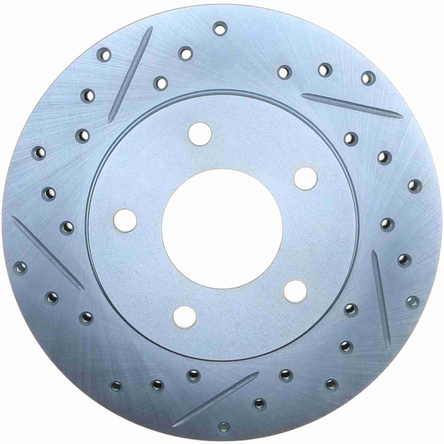 StopTech Select Sport Drilled And Slotted Brake Rotor; Front Right