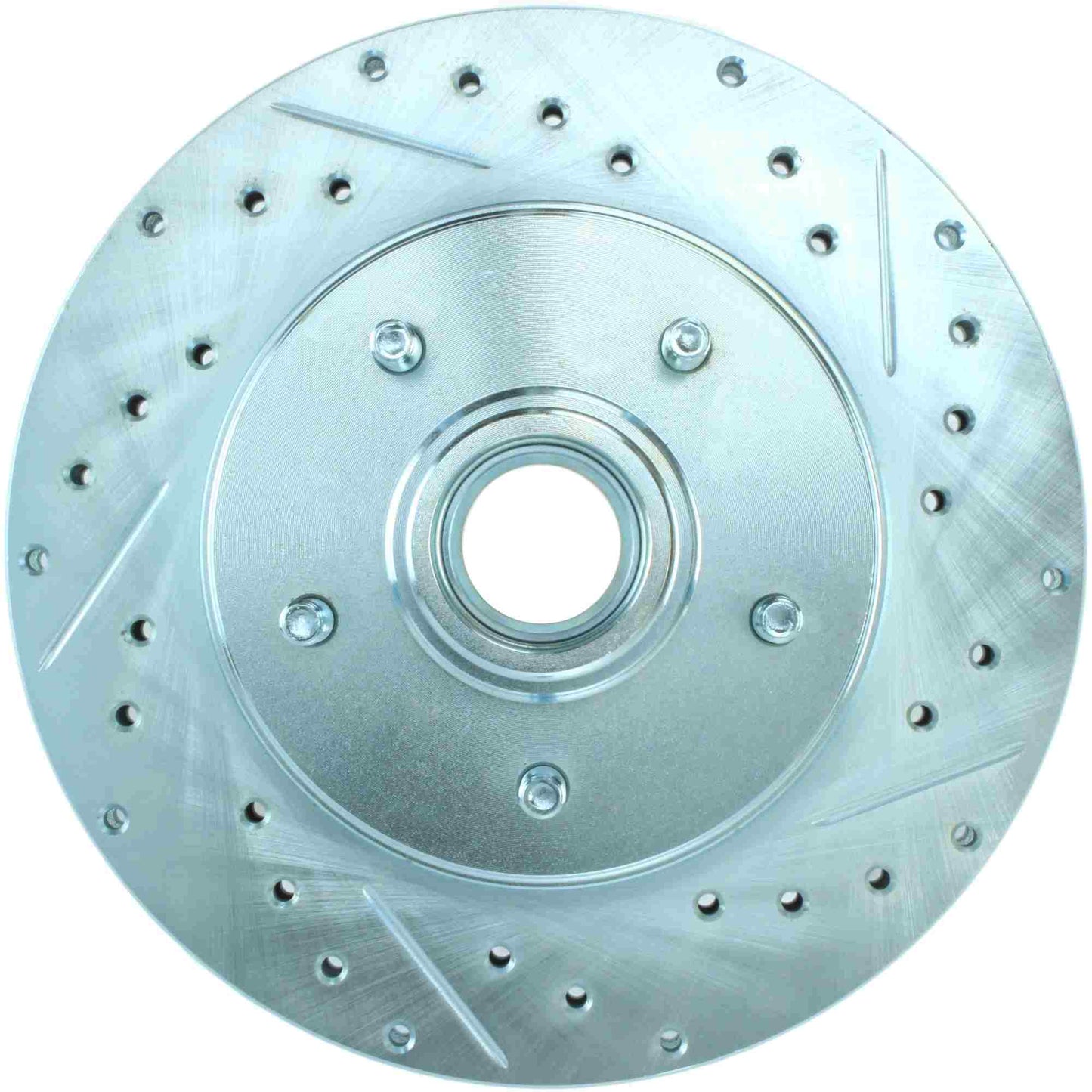 StopTech Select Sport Drilled And Slotted Brake Rotor; Front Left