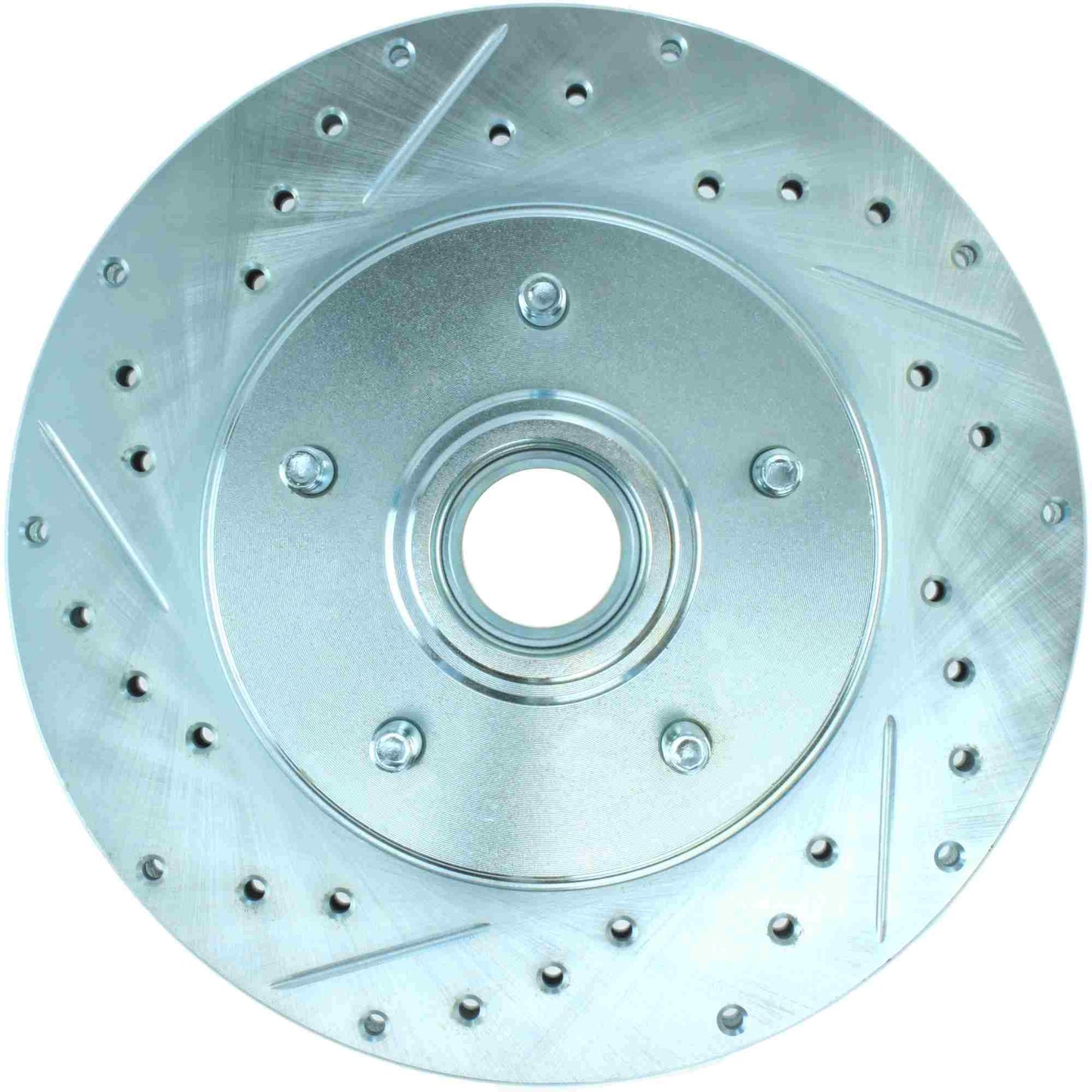 StopTech Select Sport Drilled And Slotted Brake Rotor; Front Right