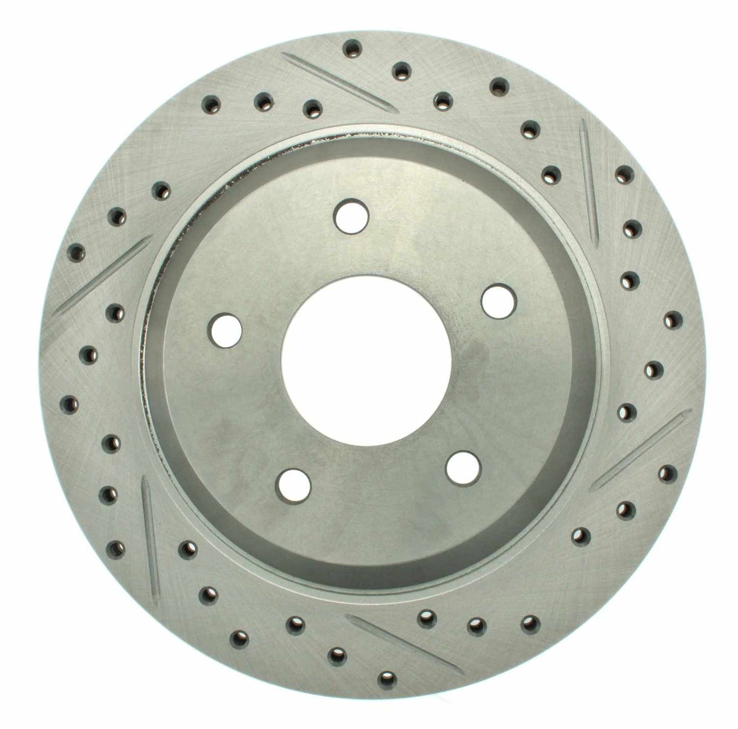 StopTech Select Sport Drilled And Slotted Brake Rotor; Front Left