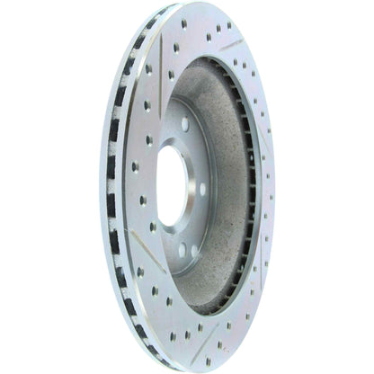 StopTech Select Sport 89-95 Chevrolet Corvette Slotted and Drilled Left Rear Rotor 227.62041L