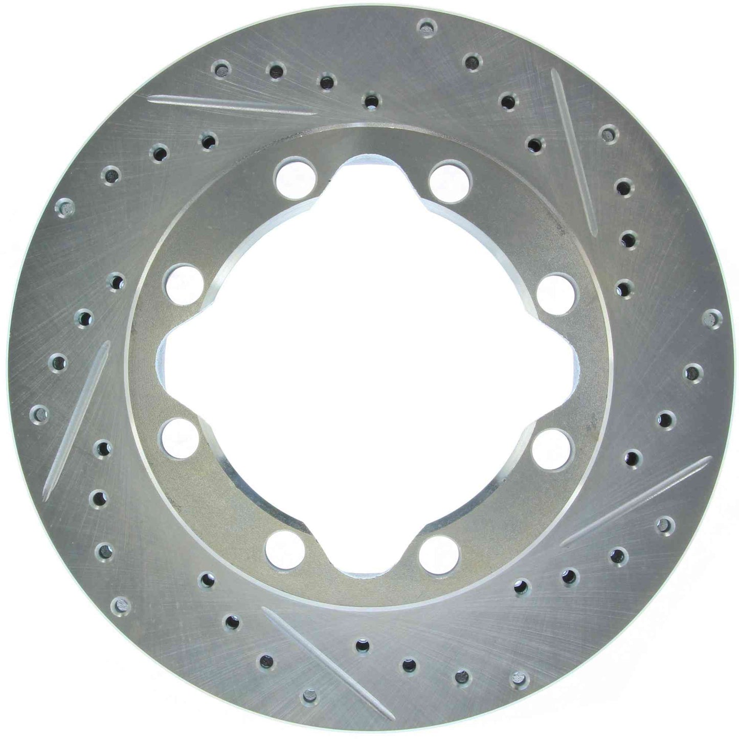 StopTech Select Sport Drilled And Slotted Brake Rotor; Front Left