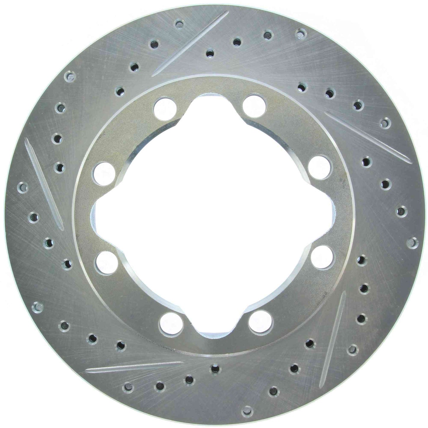 StopTech Select Sport Drilled And Slotted Brake Rotor; Front Right