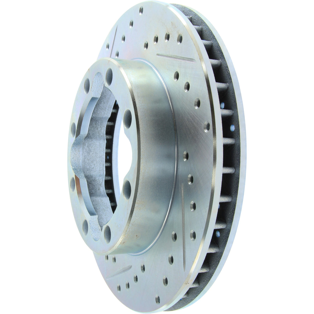 StopTech Select Sport Drilled And Slotted Brake Rotor; Front Right