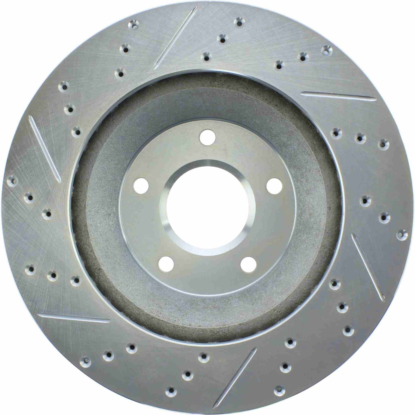 StopTech Select Sport Drilled And Slotted Brake Rotor; Front Left