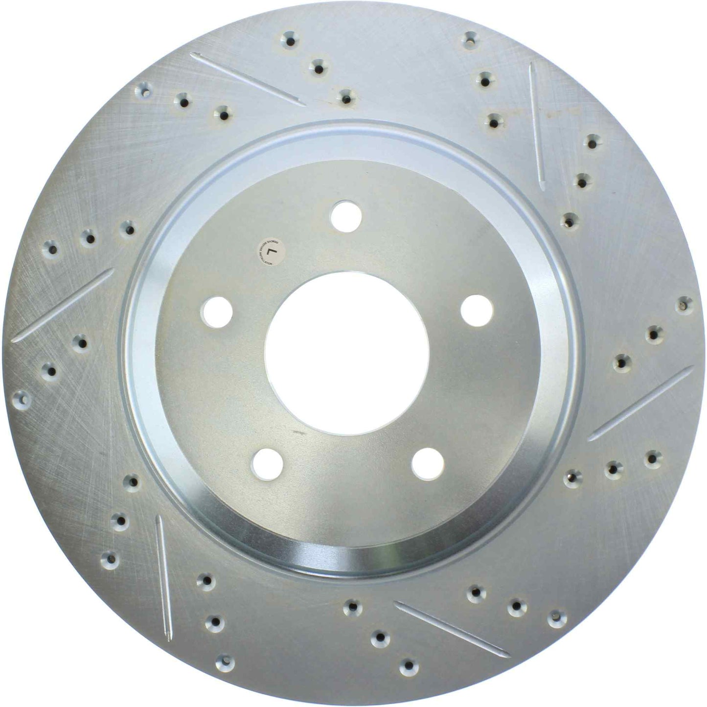 StopTech Select Sport Drilled And Slotted Brake Rotor; Front Left