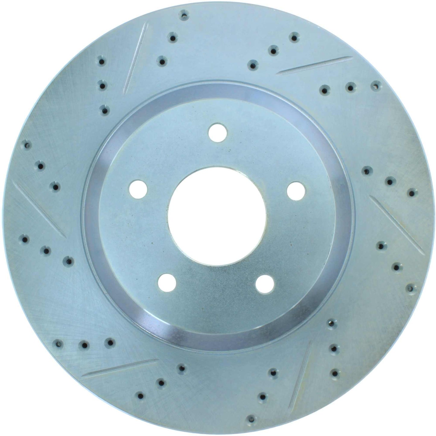 StopTech Select Sport Drilled And Slotted Brake Rotor; Front Right