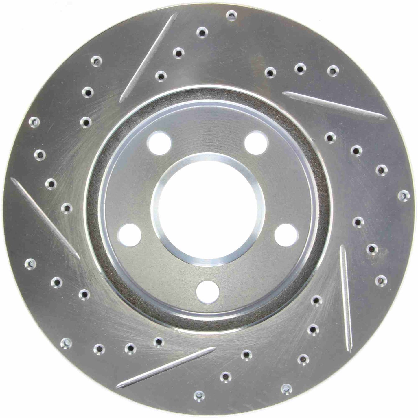 StopTech Select Sport Drilled And Slotted Brake Rotor; Front Left