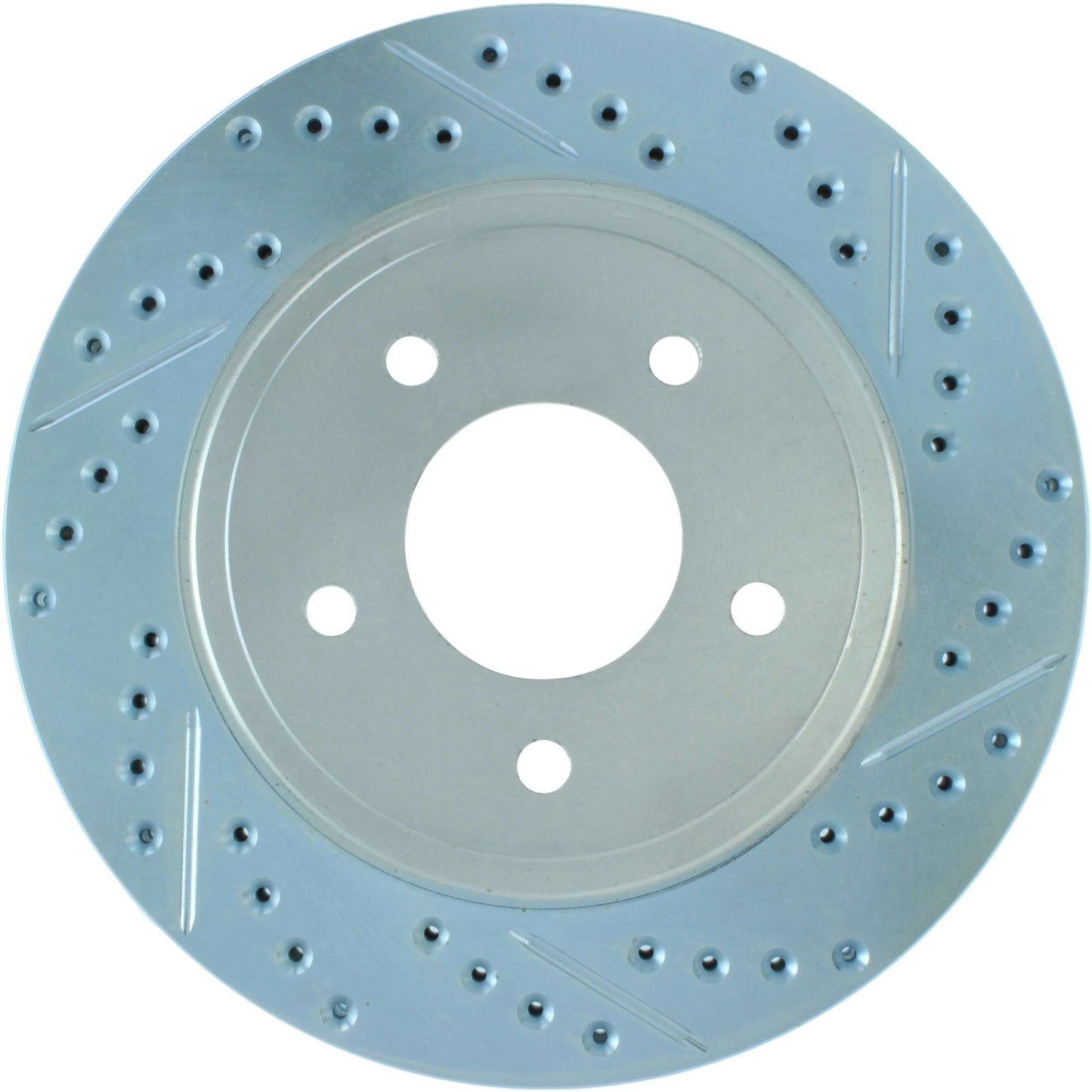 StopTech Select Sport Drilled And Slotted Brake Rotor; Front Left