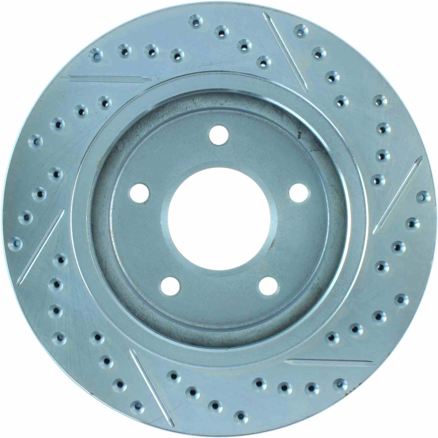 StopTech Select Sport Drilled And Slotted Brake Rotor; Front Right