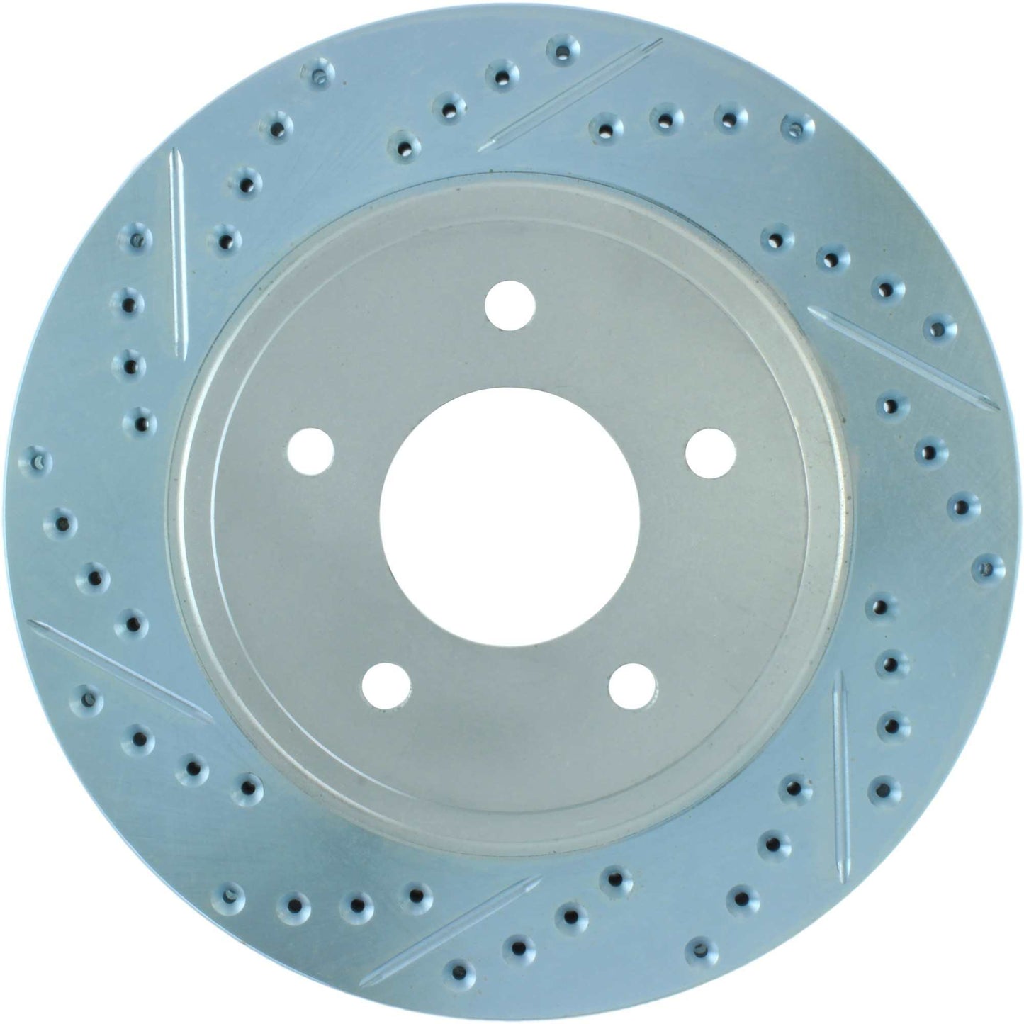 StopTech Select Sport Drilled And Slotted Brake Rotor; Front Right