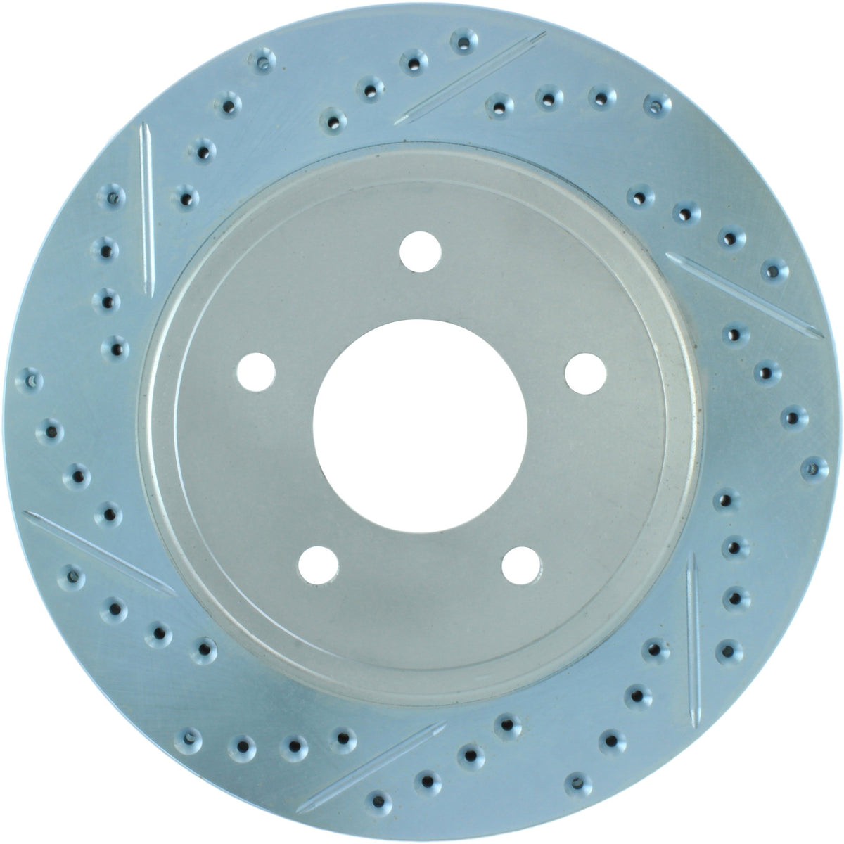 StopTech Select Sport Drilled And Slotted Brake Rotor; Front Right