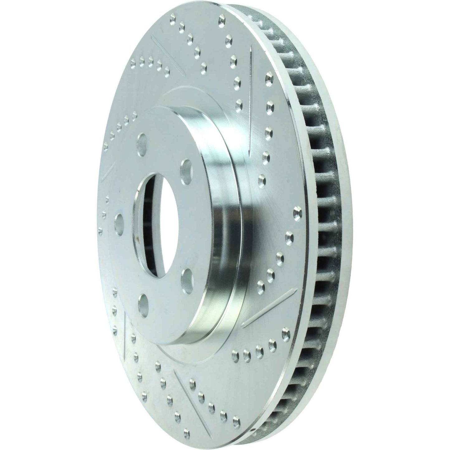 StopTech  Select Sport Drilled And Slotted Brake Rotor; Front Left