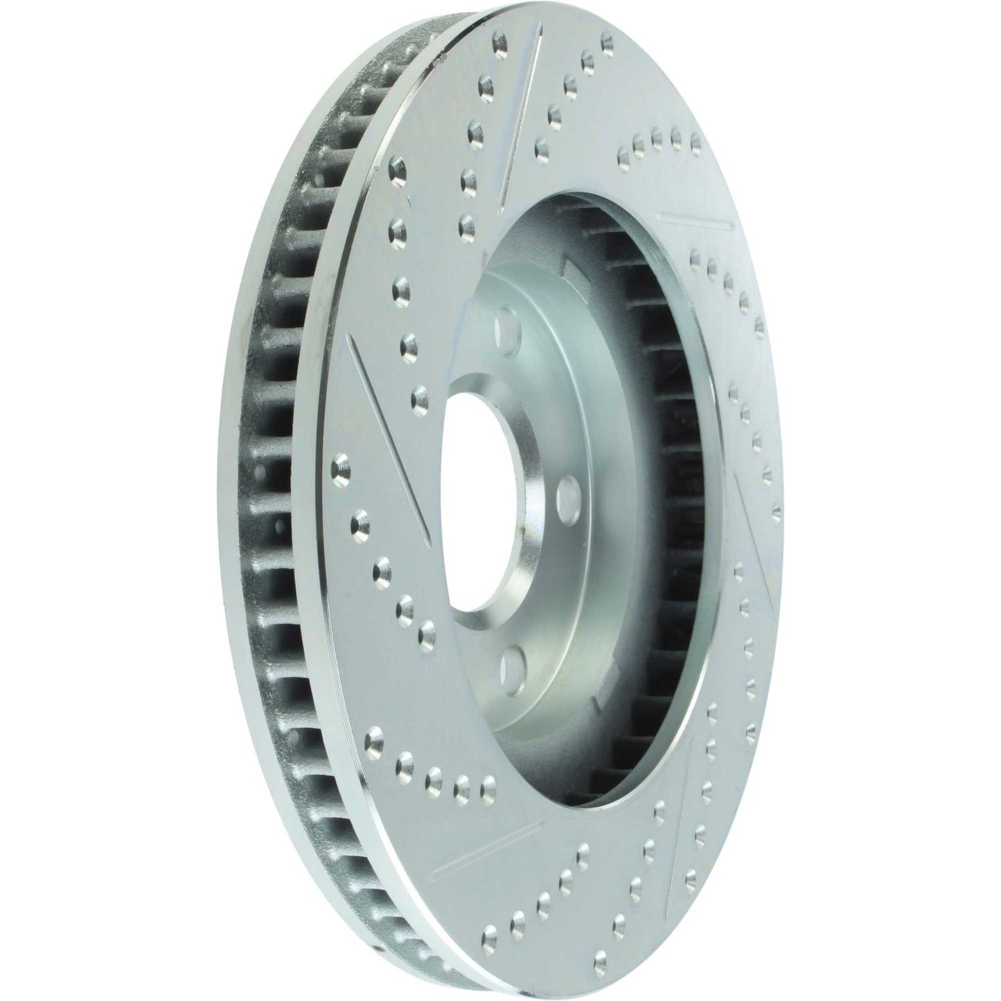 StopTech  Select Sport Drilled And Slotted Brake Rotor; Front Left