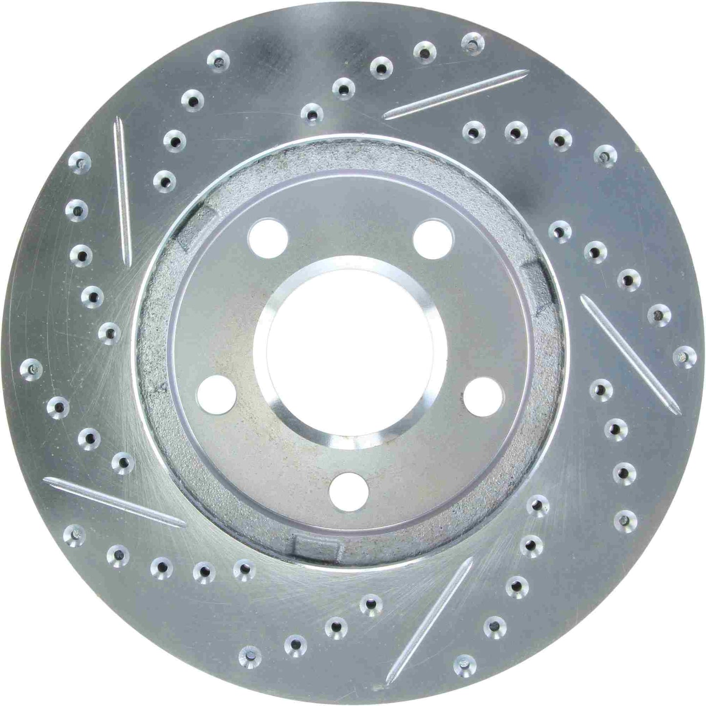 StopTech Select Sport Drilled And Slotted Brake Rotor; Front Left
