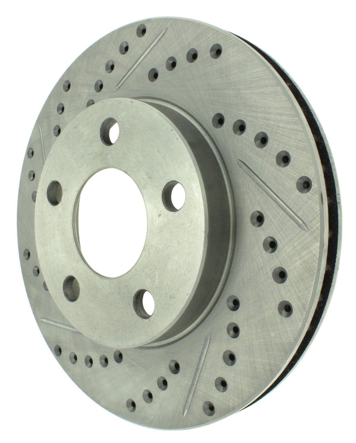 StopTech Select Sport Drilled And Slotted Brake Rotor; Front Right