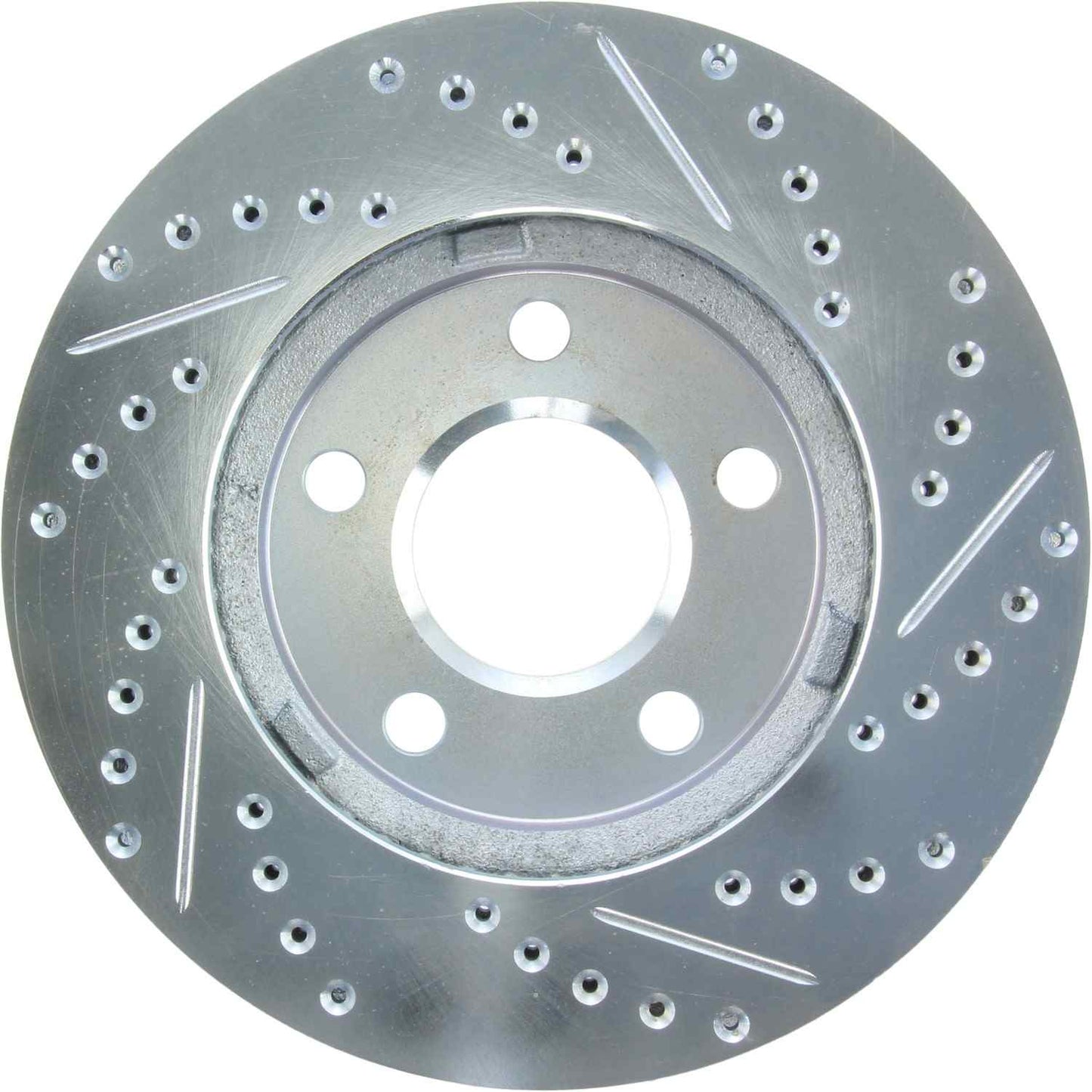 StopTech Select Sport Drilled And Slotted Brake Rotor; Front Right