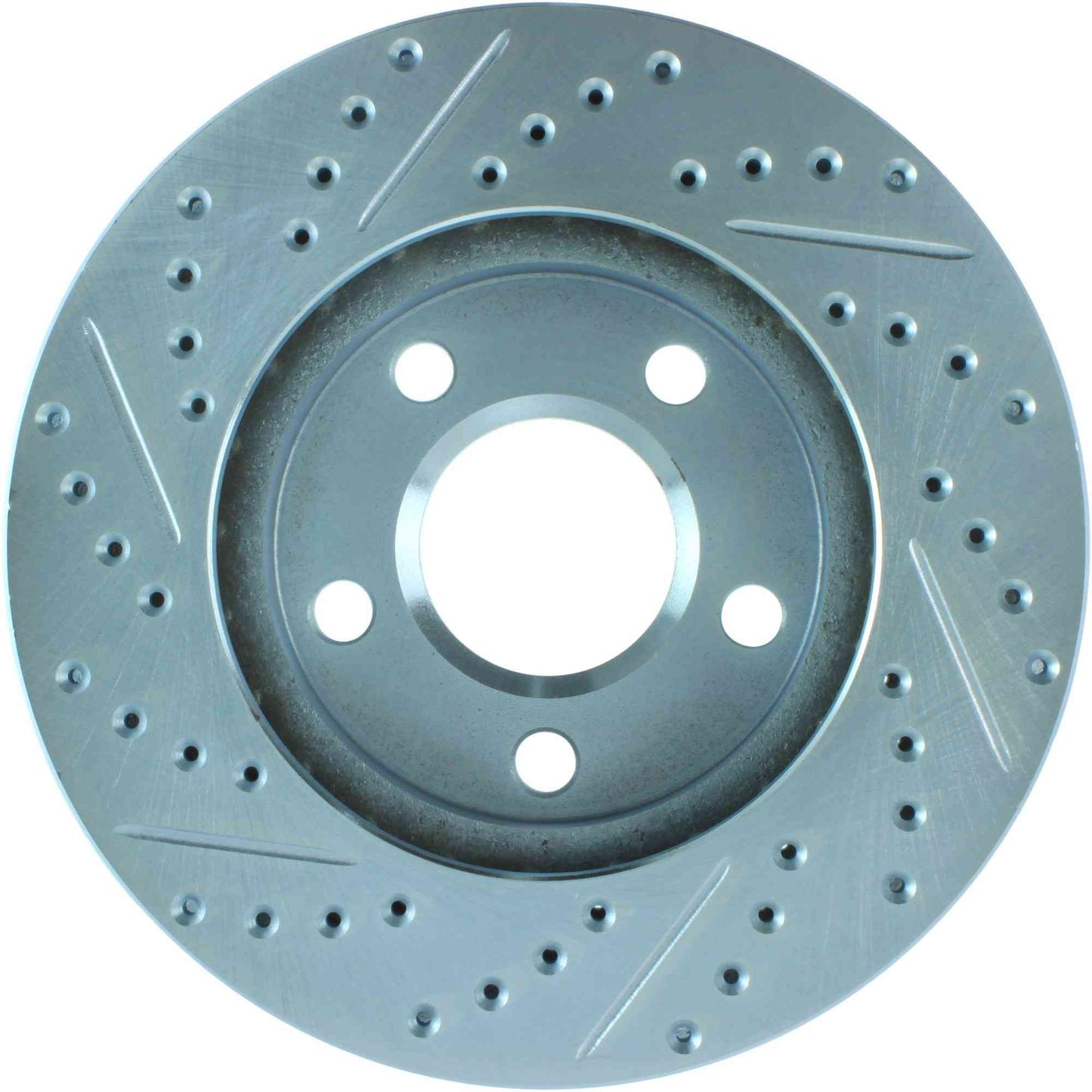 StopTech Select Sport Drilled And Slotted Brake Rotor; Front Left