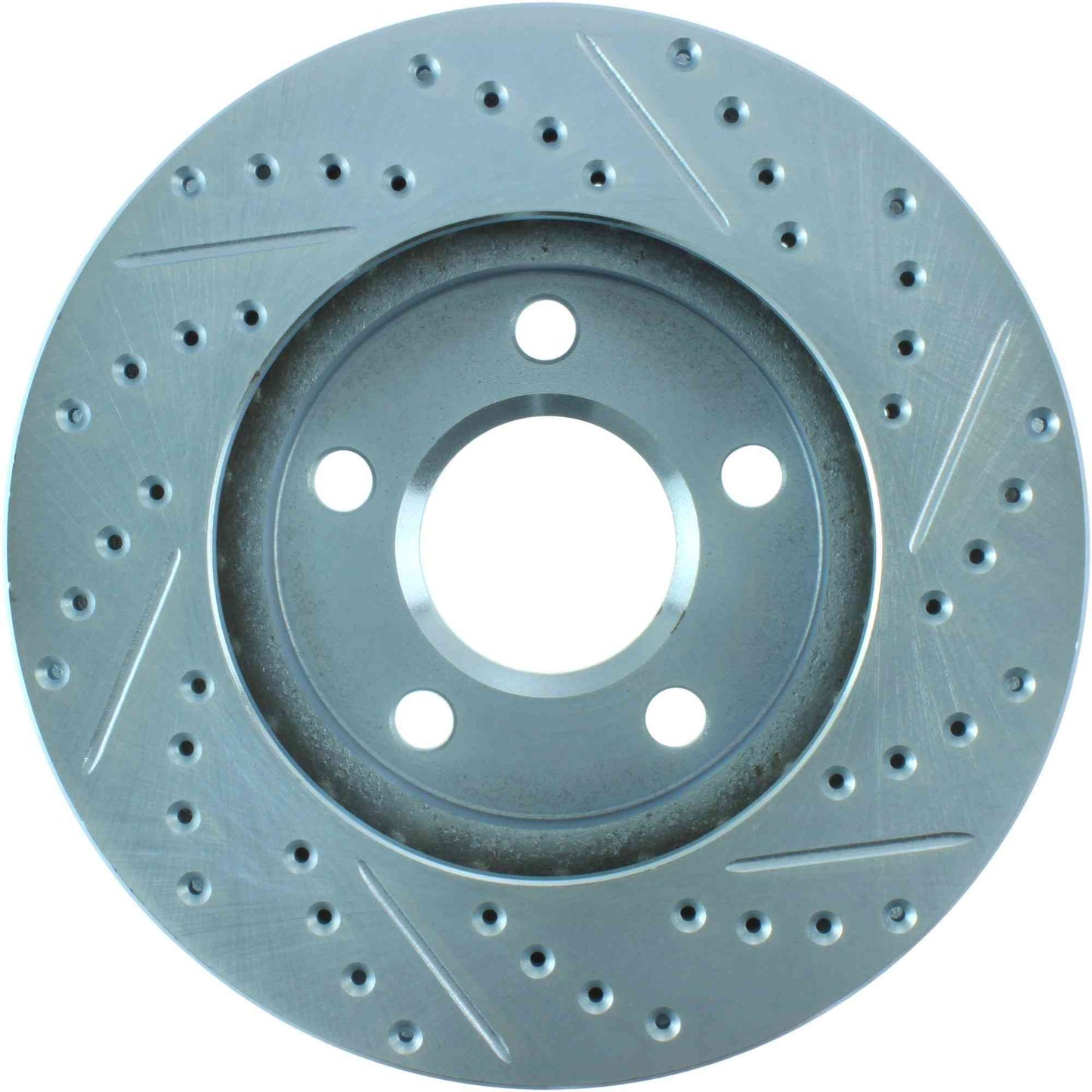 StopTech Select Sport Drilled And Slotted Brake Rotor; Front Right