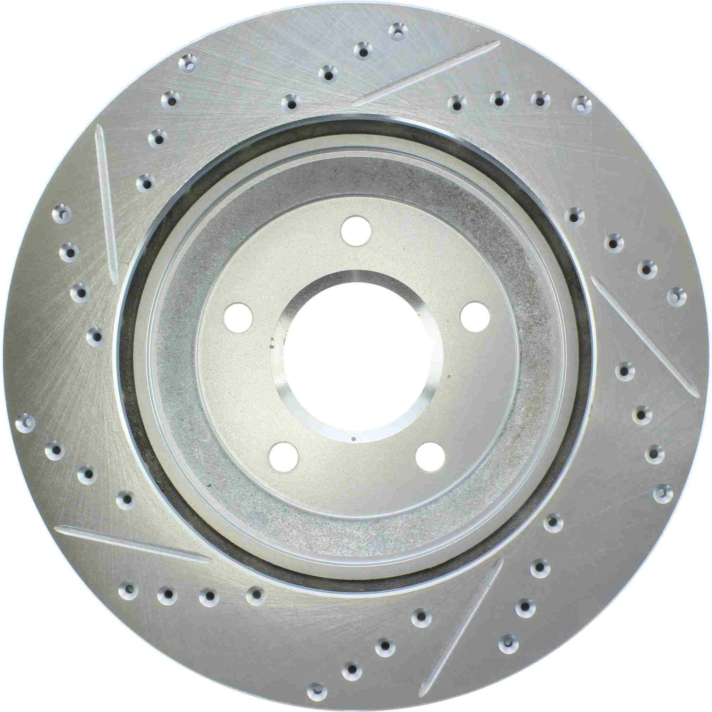 StopTech Select Sport Drilled And Slotted Brake Rotor; Front Left