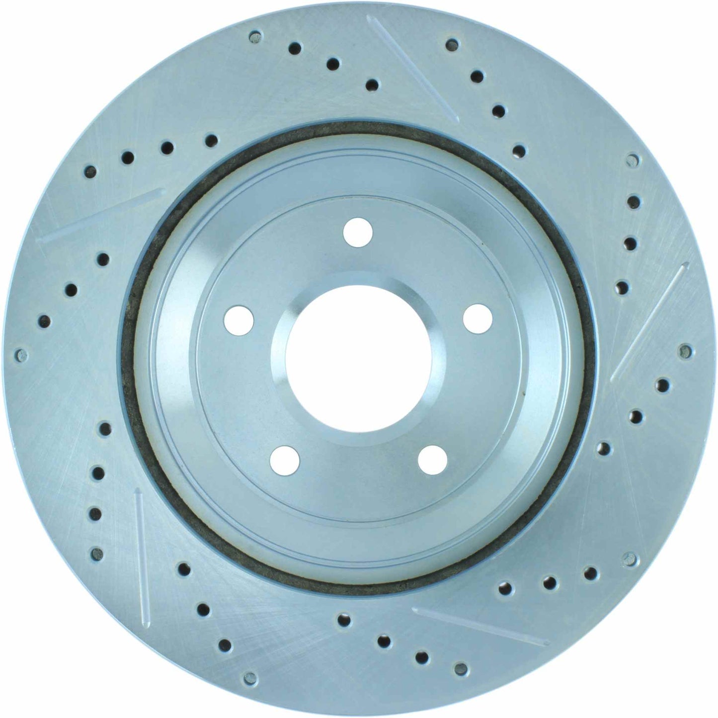 StopTech Select Sport Drilled And Slotted Brake Rotor; Front Right