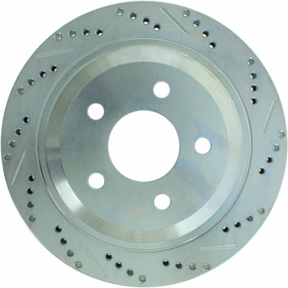 StopTech Select Sport 98-02 Chevrolet Camaro / Pontiac Firebird Slotted and Drilled Left Rear Rotor 227.62065L