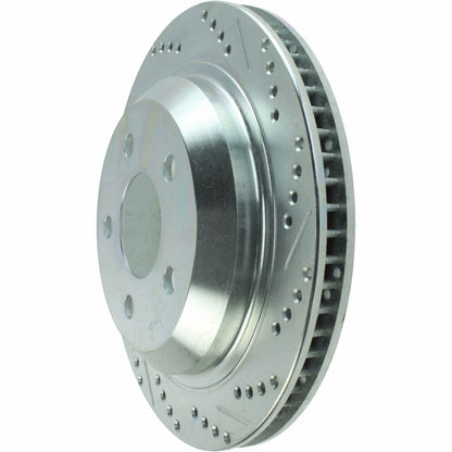 StopTech Select Sport 98-02 Chevrolet Camaro / Pontiac Firebird Slotted and Drilled Left Rear Rotor 227.62065L
