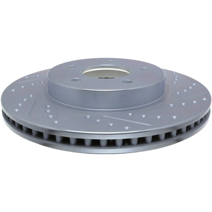 StopTech Select Sport Drilled And Slotted Brake Rotor; Front Left
