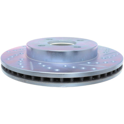 StopTech  Select Sport Drilled And Slotted Brake Rotor; Front Left