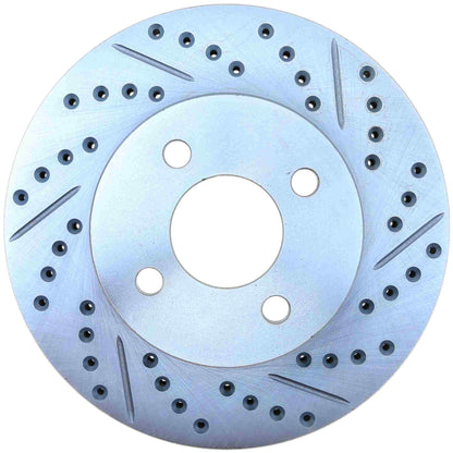 StopTech  Select Sport Drilled And Slotted Brake Rotor; Front Left