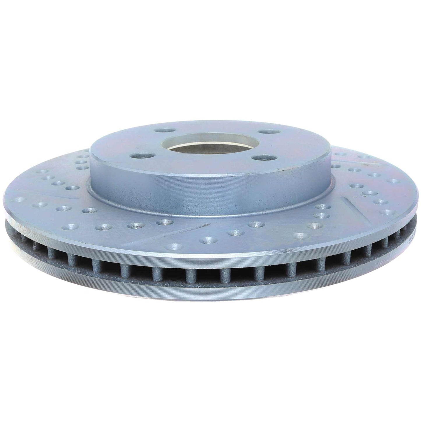 StopTech Select Sport Drilled And Slotted Brake Rotor; Front Right