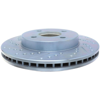 StopTech Select Sport Drilled And Slotted Brake Rotor; Front Right