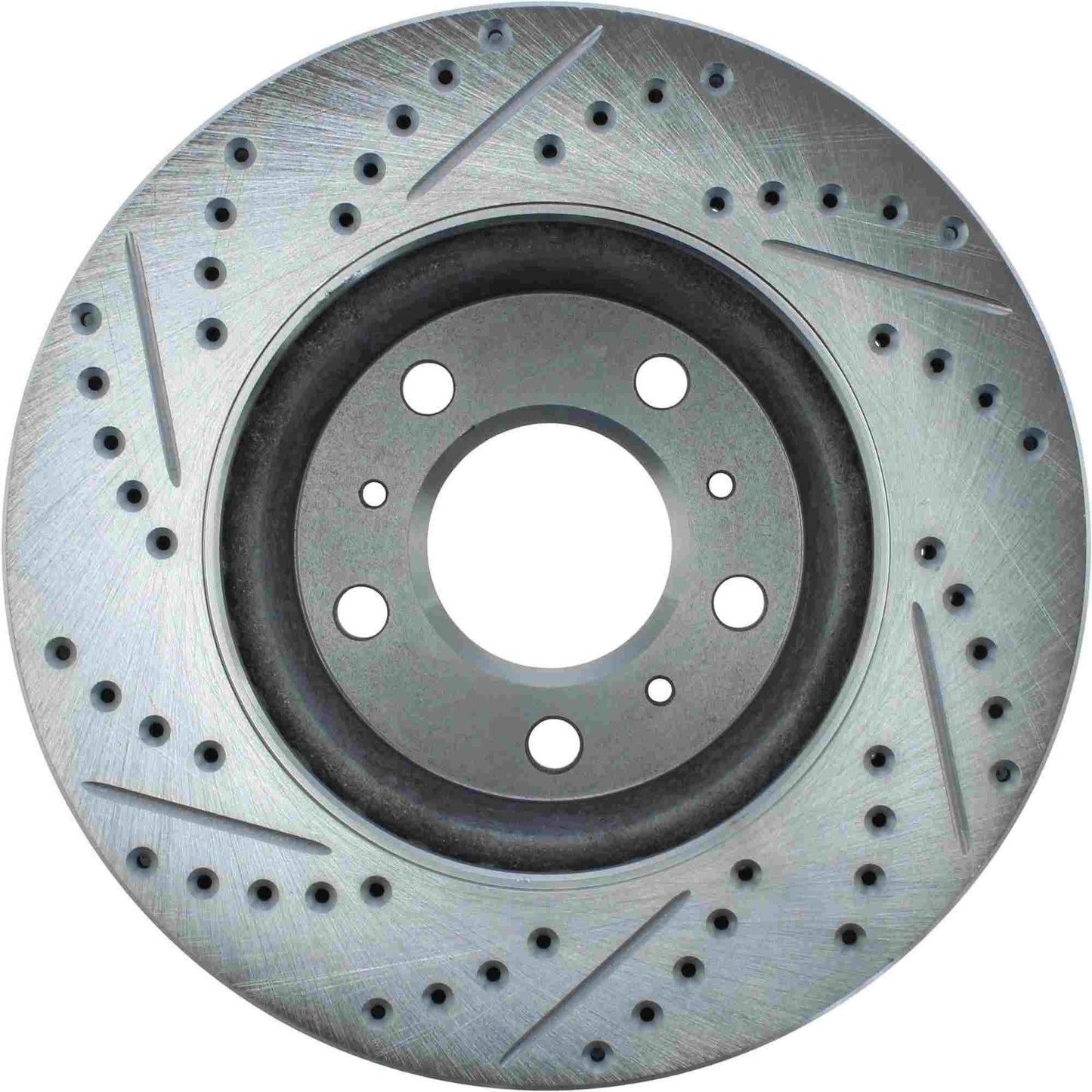 StopTech Select Sport Drilled And Slotted Brake Rotor; Front Left