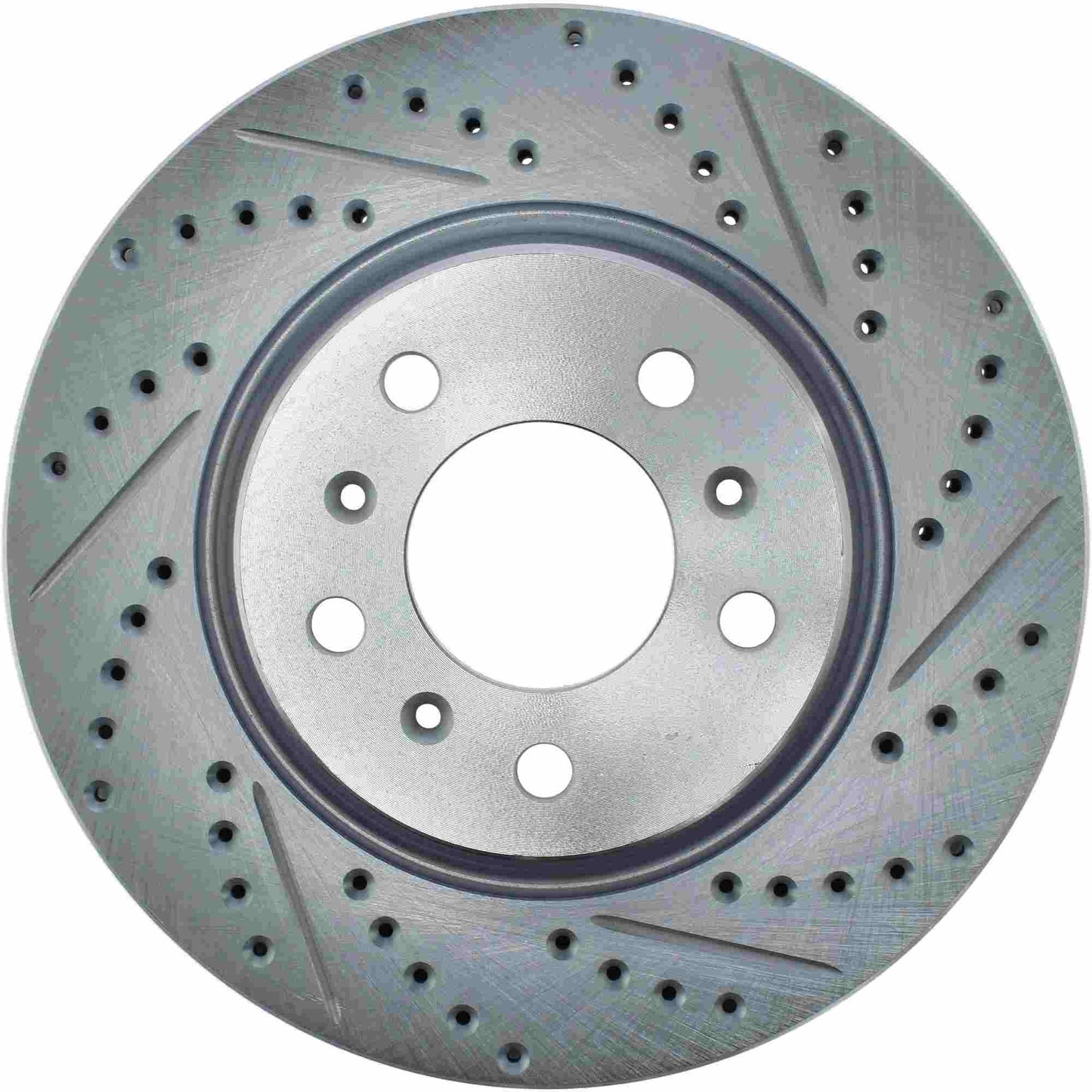StopTech Select Sport Drilled And Slotted Brake Rotor; Front Left