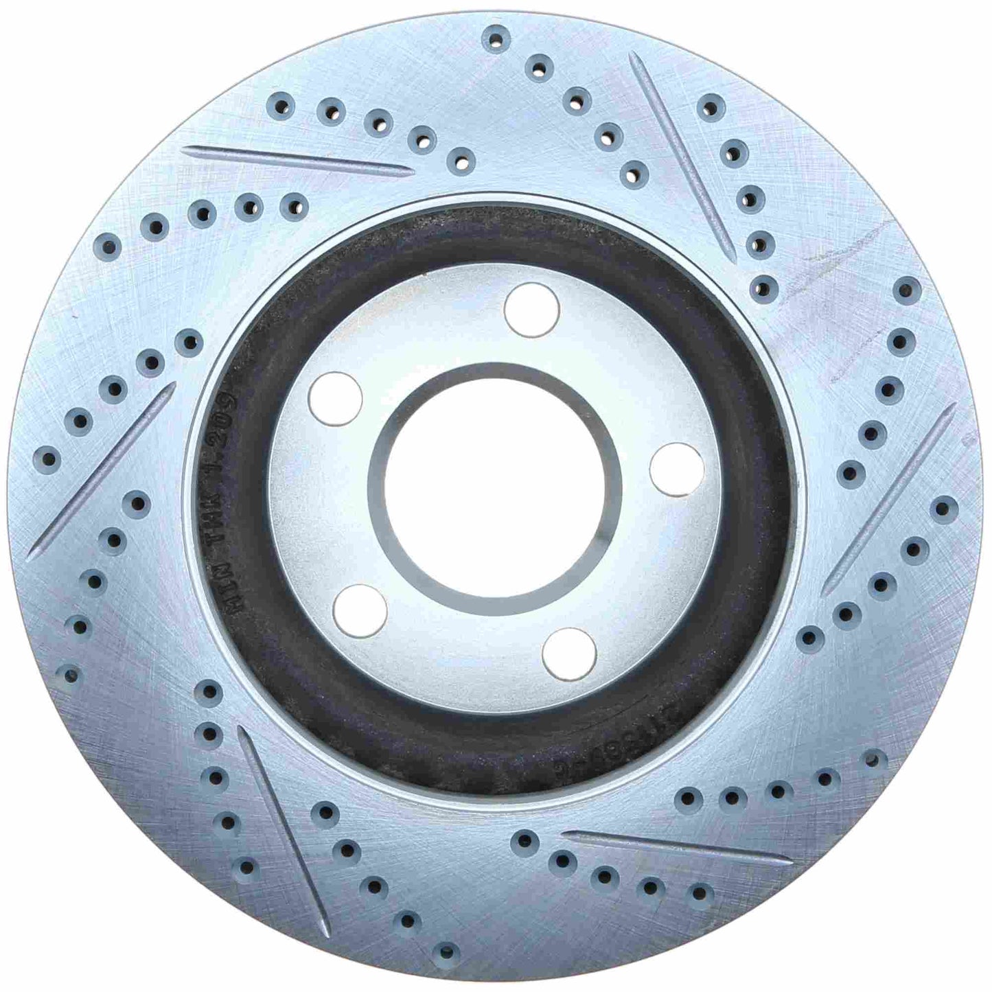 StopTech Select Sport Drilled And Slotted Brake Rotor; Front Right