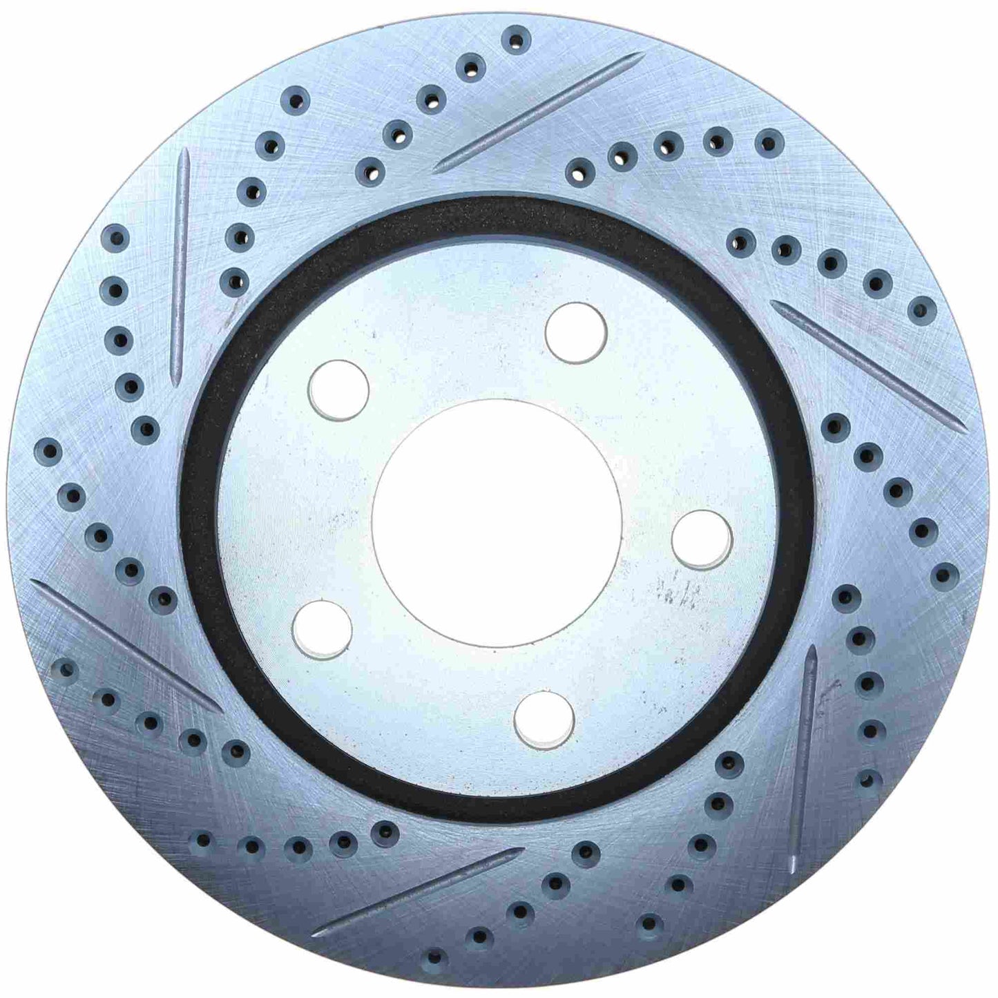 StopTech Select Sport Drilled And Slotted Brake Rotor; Front Right