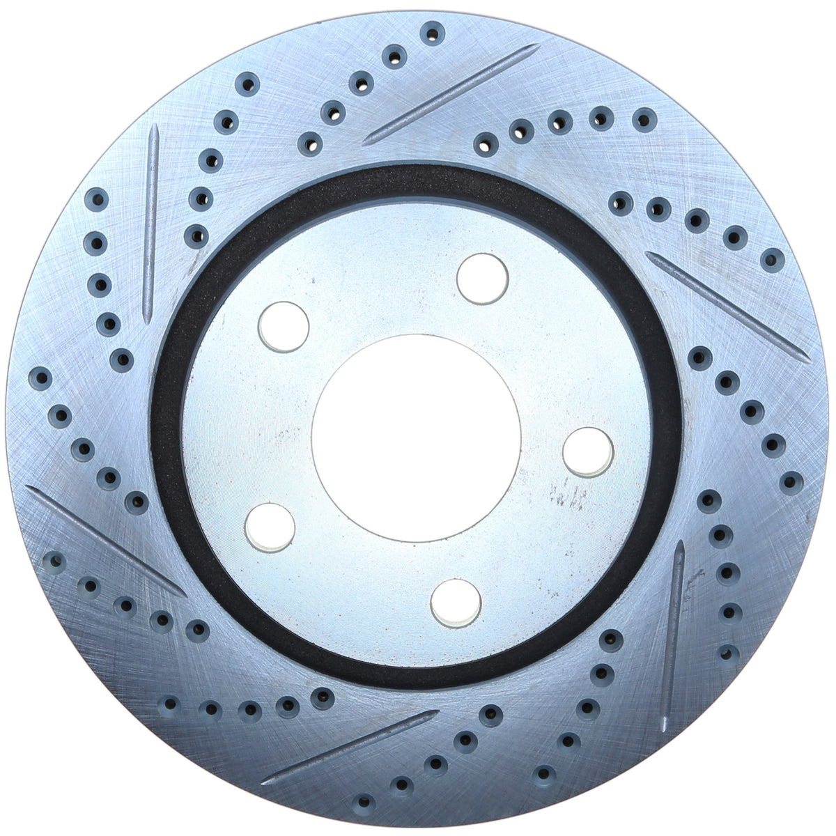StopTech Select Sport Drilled And Slotted Brake Rotor; Front Right