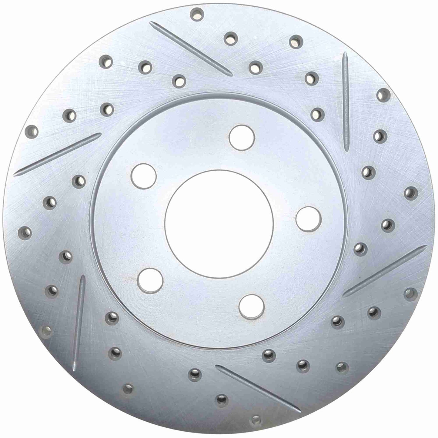 StopTech Select Sport Drilled And Slotted Brake Rotor; Front Left