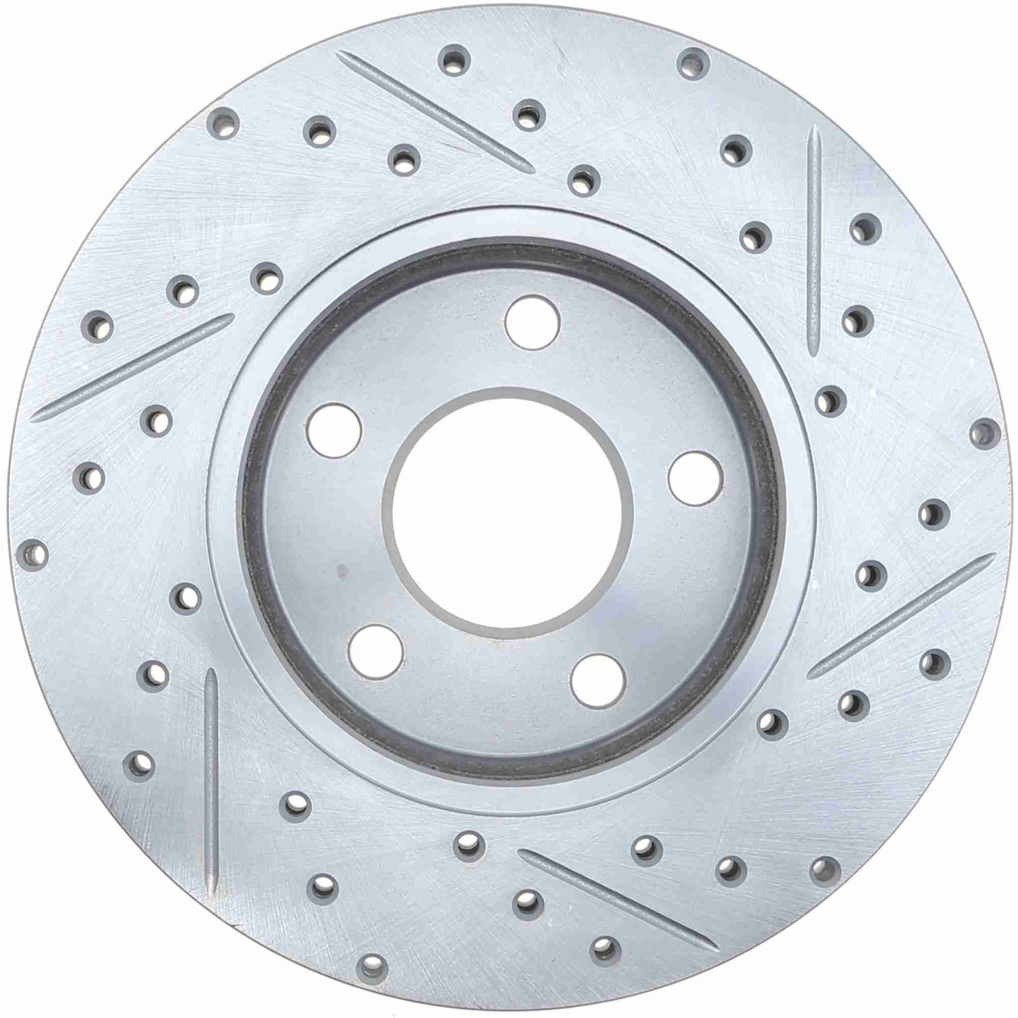 StopTech Select Sport Drilled And Slotted Brake Rotor; Front Right