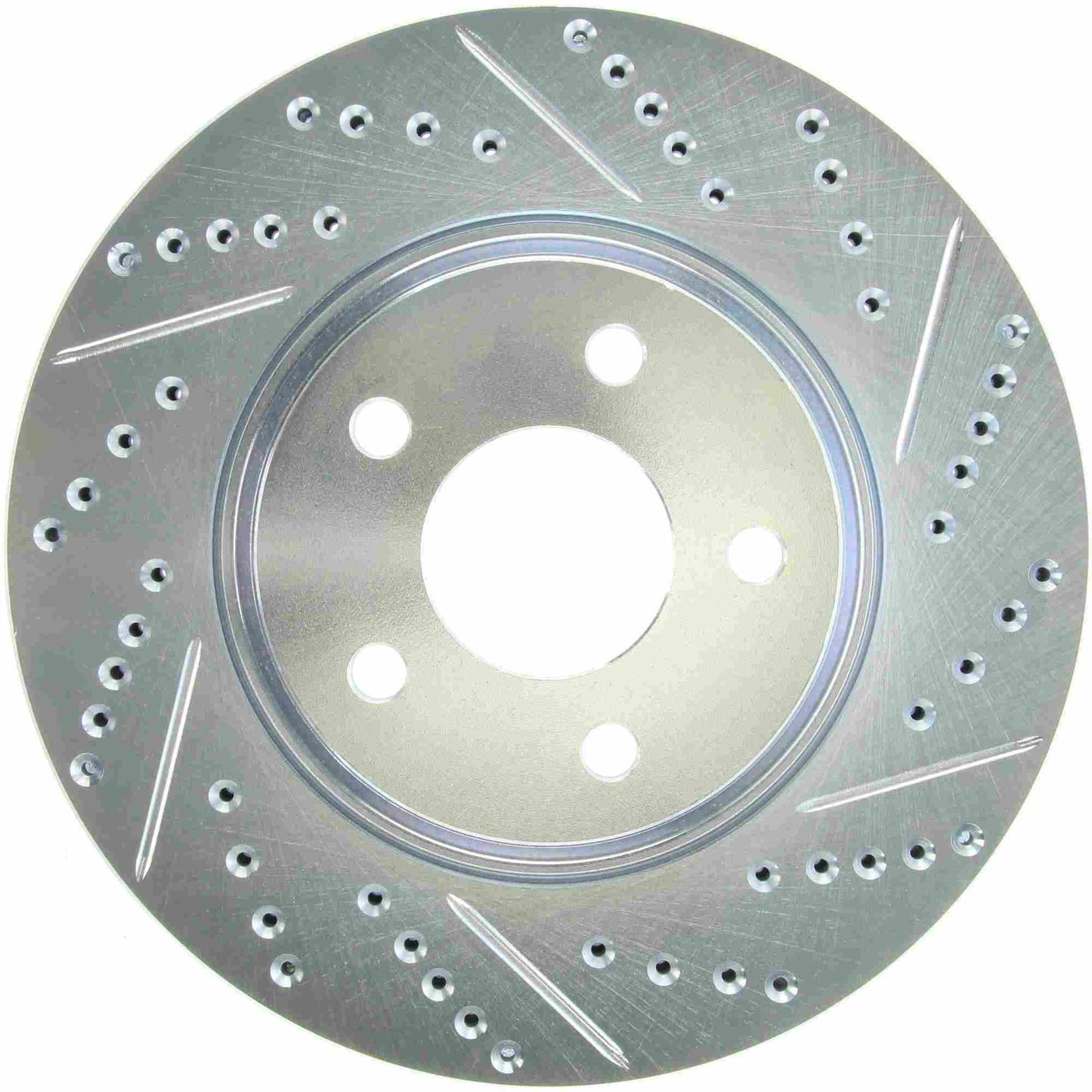 StopTech  Select Sport Drilled And Slotted Brake Rotor; Front Left