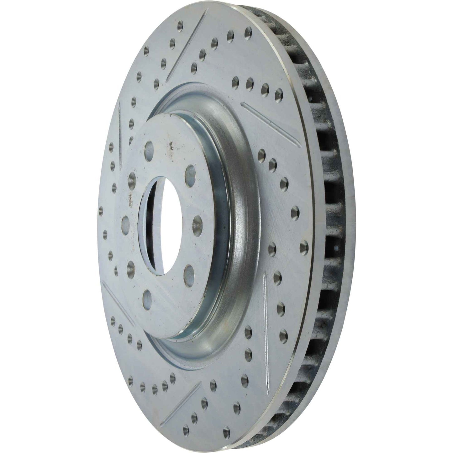 StopTech  Select Sport Drilled And Slotted Brake Rotor; Front Right